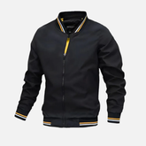 Jaqueta Casual Masculina com Zíperes